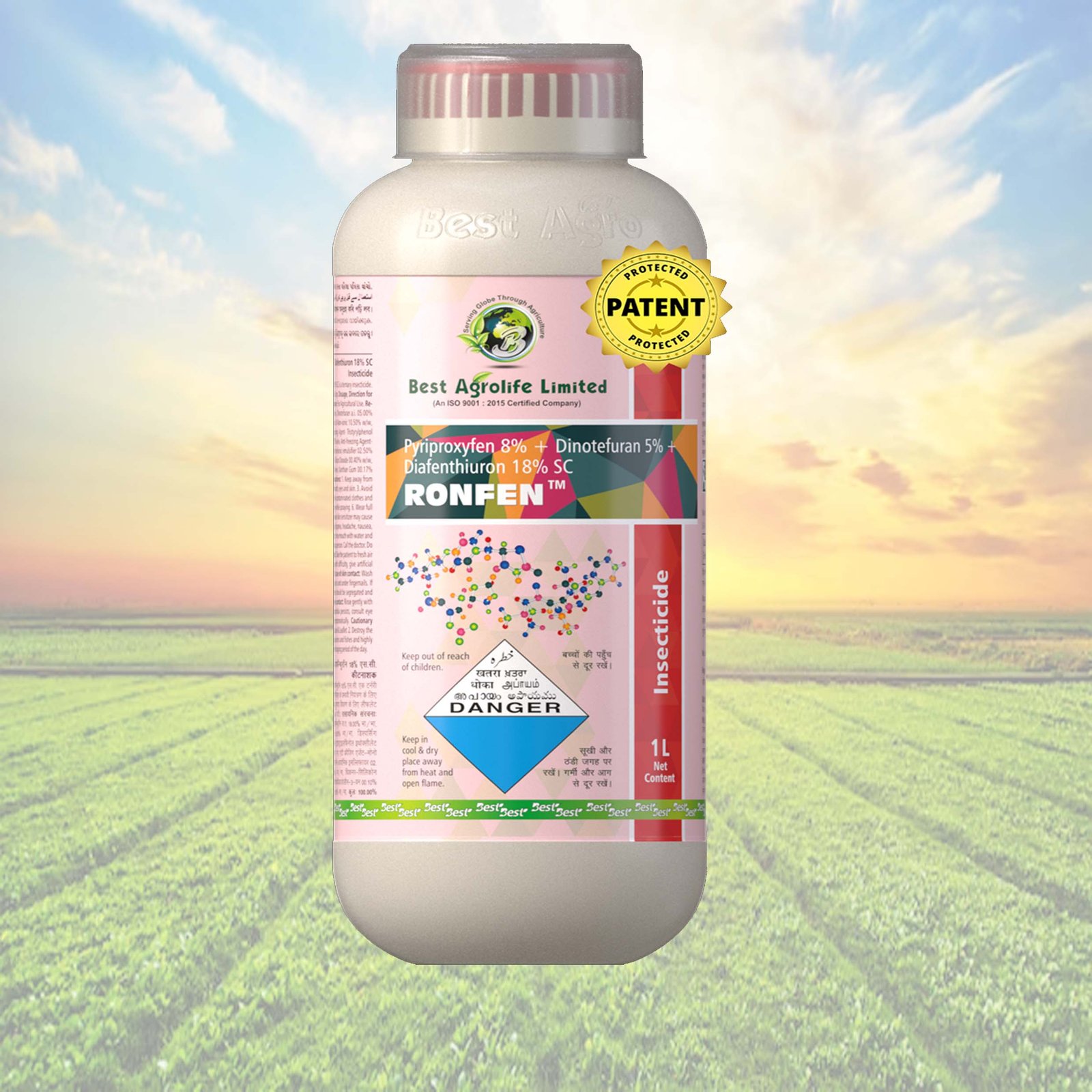RONFEN BEST AGROLIFE (Pyriproxyfen 8% + Dinotefuron 5% +Diafenthiuron 18% SC )