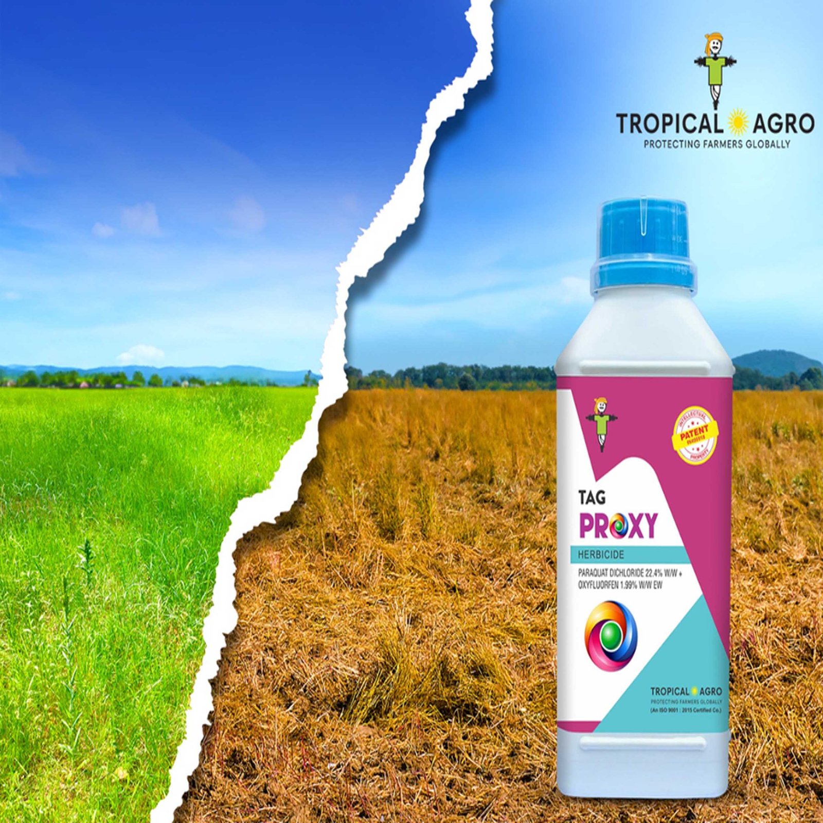 Tag Proxy 500 ML (Paraquat Dichloride 22.4 % w/w + Oxyfluorfen 1.99 % w/w EW) - Image 2