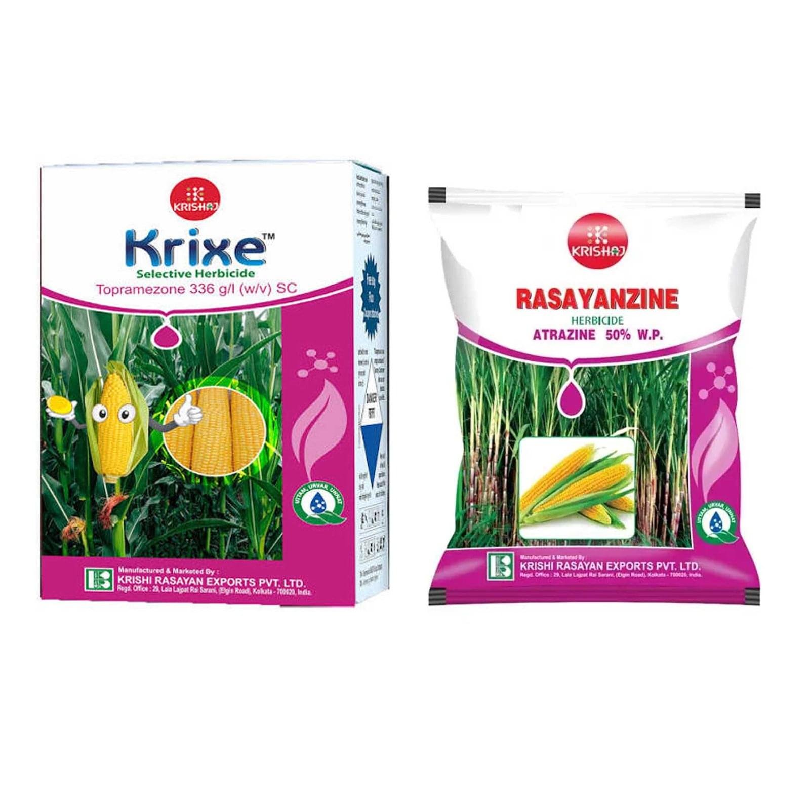 Krixe (Topramezone 336 g/L SC + Atrazine 50% WP ( krishi Rasayan Exports pvt ltd ) - Image 2